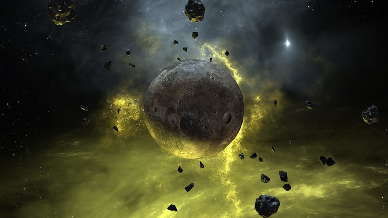 Planet in space
